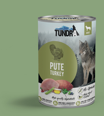 Tundra Comida Húmeda Para Perros Pavo