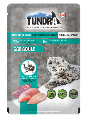 Tundra Cat Pochette de nourriture humide Canard, Dinde et Faisan