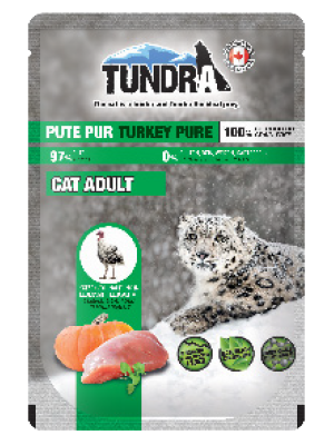 Torebka na mokrą karmę dla kota Tundra, indyk