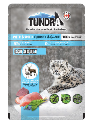Pochette de nourriture humide pour chat Tundra Turquie