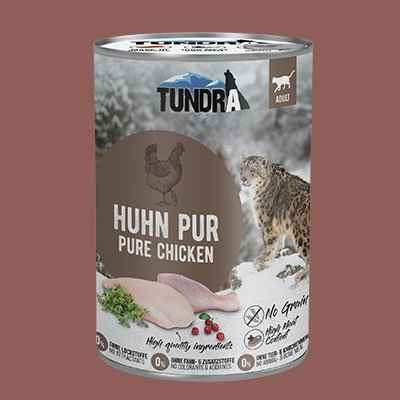 Nourriture humide pour chat Tundra, pur poulet