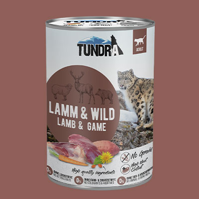 Mokra karma dla kota Tundra Lamb Wild